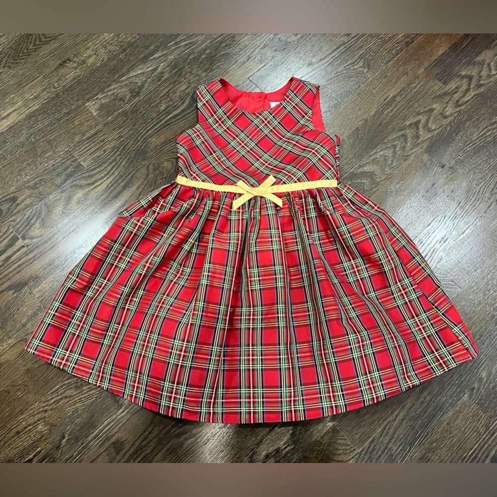 Speechless Girl’s Red Tartan Plaid Holiday Dress